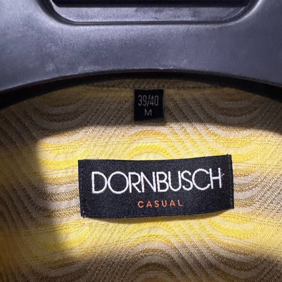 DORNBUSCH Mens Short Sleeve Shirt Size 39/40 medium designer 100% cotton - Picture 3 of 4